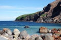 Arriving at New Zealand`s most active volcano, Whakaari or White Island.